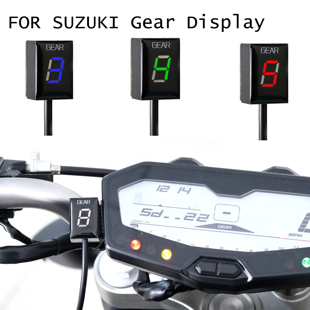 

Motorcycle 1-6 Level LED Speed Gear Display Indicator ECU Plug For Suzuki Intruder M1500 C800 M800 C1500 C1800R M1800R M1800R2