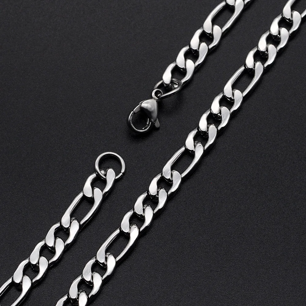 

High Quality Width 7mm 100% Stainless Steel Hip Hop Chain for Men Wholesale Titanium Miami Cuban Link Chain Necklace