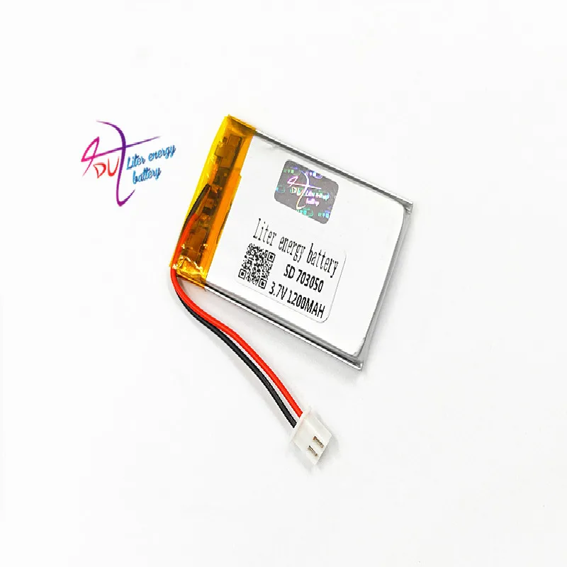 

XHR-2P 2,54 703050 3,7 В 1200 мАч 703048 литий-полимерный LiPo аккумуляторная батарея для Mp3 наушников PAD DVD bluetooth Камера
