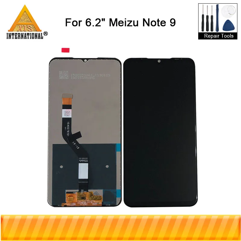 Axisinternational для 6," Meizu Note 9, ЖК-дисплей+ сенсорная панель, дигитайзер для Meizu Note 9, дисплей