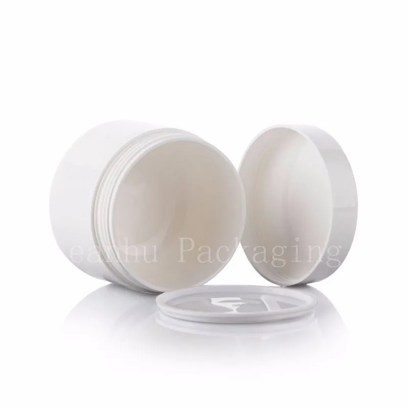 30 г, 50 г, 100 г, 120 г, пустой косметический контейнер с винтовой крышкой, банка для крема для ухода за кожей, пластиковый горшок для косметической упаковки, бутылка белого цвета