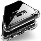 Чехол для Samsung Galaxy S21 Ultra S20 FE Note 20 5G S10 Plus, прозрачный противоударный чехол для телефона, тонкий мягкий силиконовый чехол из ТПУ