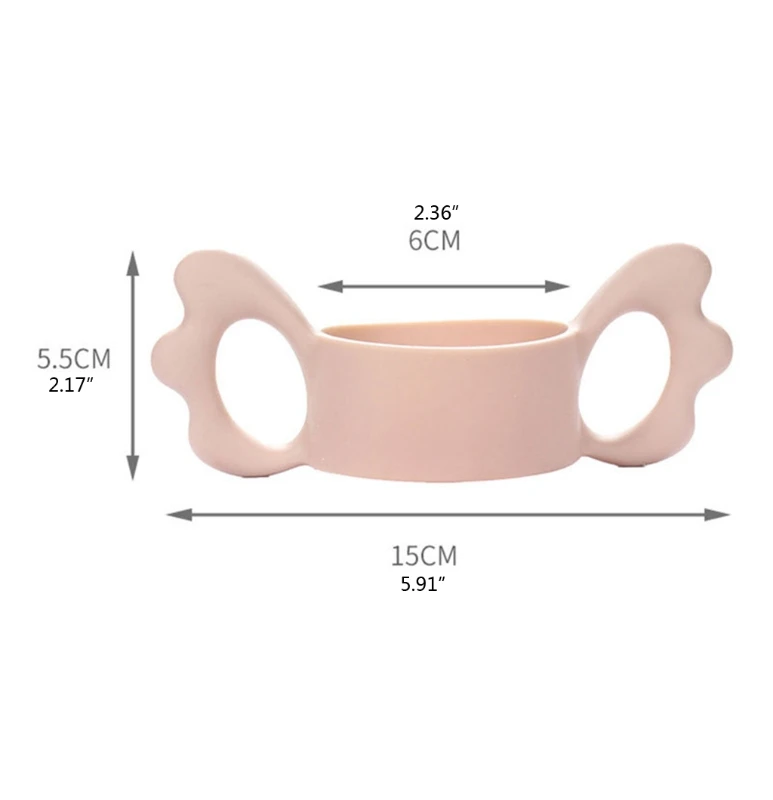 

Green Baby Bottle Handles Safety Silicone Bottle Handles for Hegen Bottle and Other Dia 6-7cm Wide-Neck Bottle
