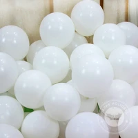 5inch 10inch 12inch matte white balloon advanced thickened latex balloons birthday party wedding decoration goddess baby shower