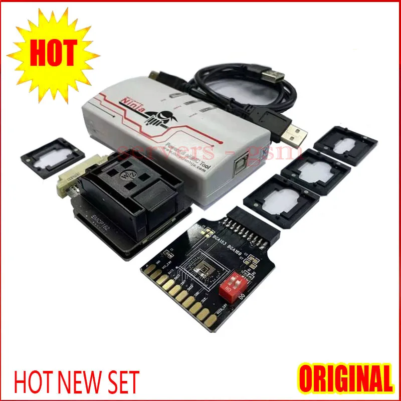 Новая оригинальная коробка Miracle Ninja box с адаптером 4 в 1 для emmc BGA eMMC 186 & 162 221 169 153 254 -