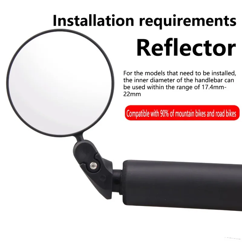 

MTB Road Bicycle Rear Mirror Bike Handlebar End Mirrors Cycling Back Review Mirror Flexible Rearview Mirrors New Arrival