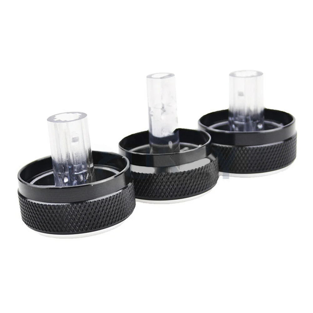 

3 Pcs/Set A/C Knob Button Black Accessories Aluminum Alloy For Mazda 2 Knob M2