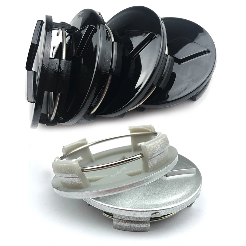 100 шт./лот 60 мм колпачки для центра колеса автомобиля обода эмблемы Mitsubishis ASX Lancer