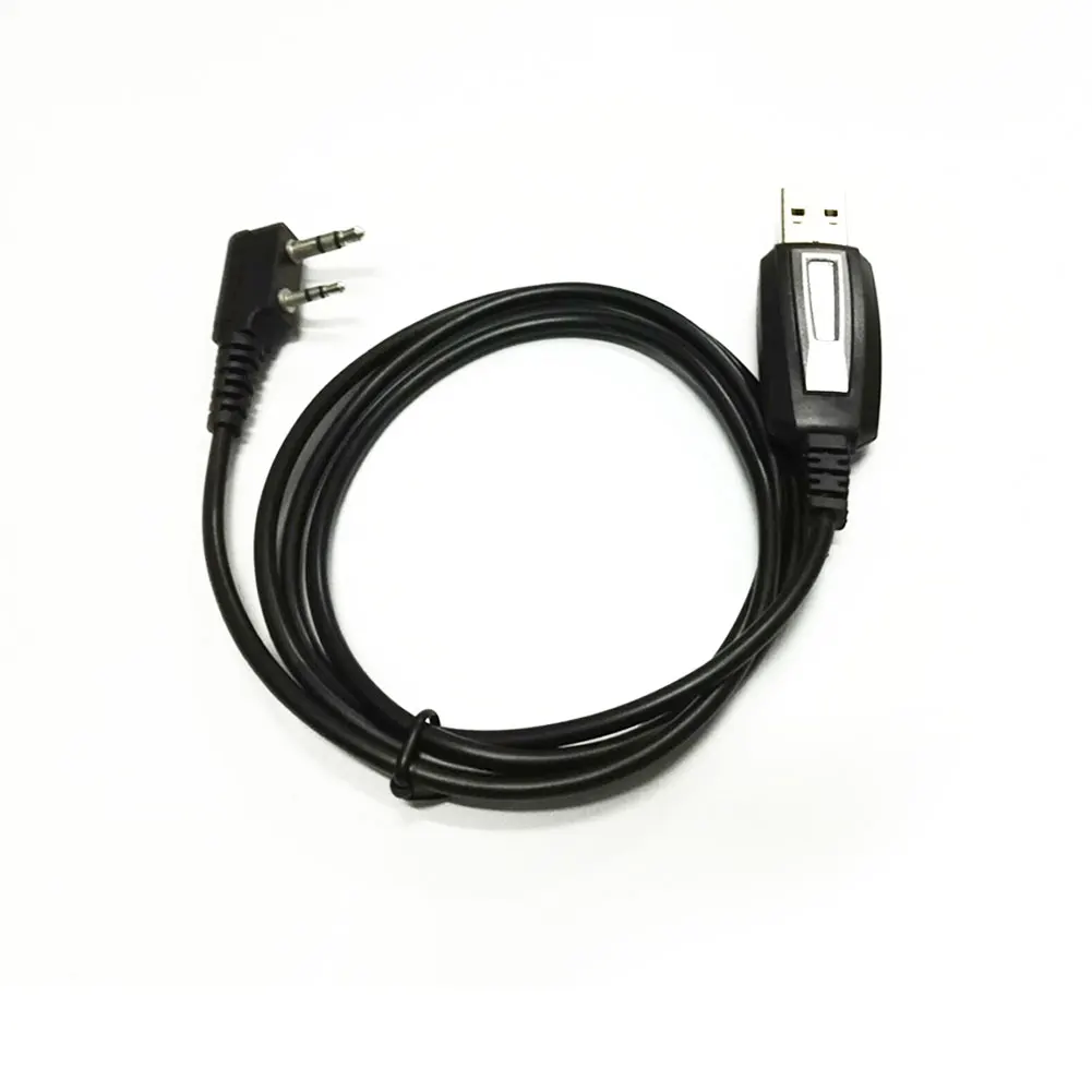 1m 2 Pin For UV5R Walkie Talkie Radio Line USB With Drive Disc Accessory Quansheng Programming Cable Universal | Электроника