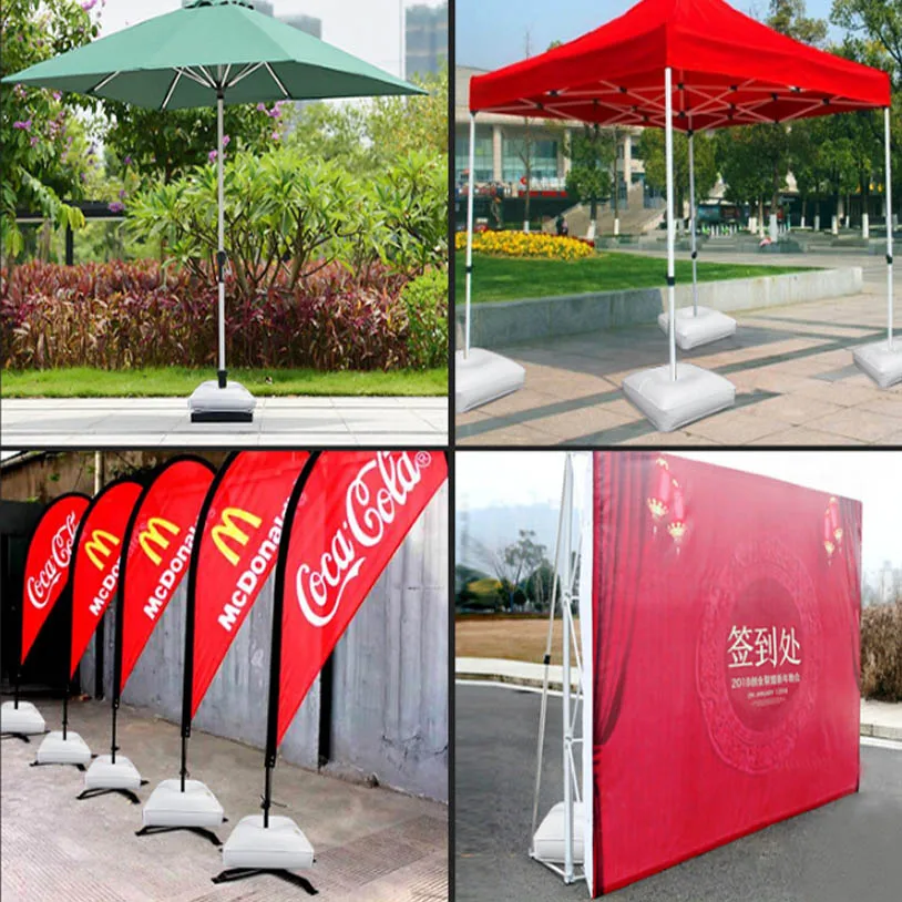 ПВХ водный мешок база свадьба столб пляжный флаг зонт усиленная DZ1017 | Дом и сад