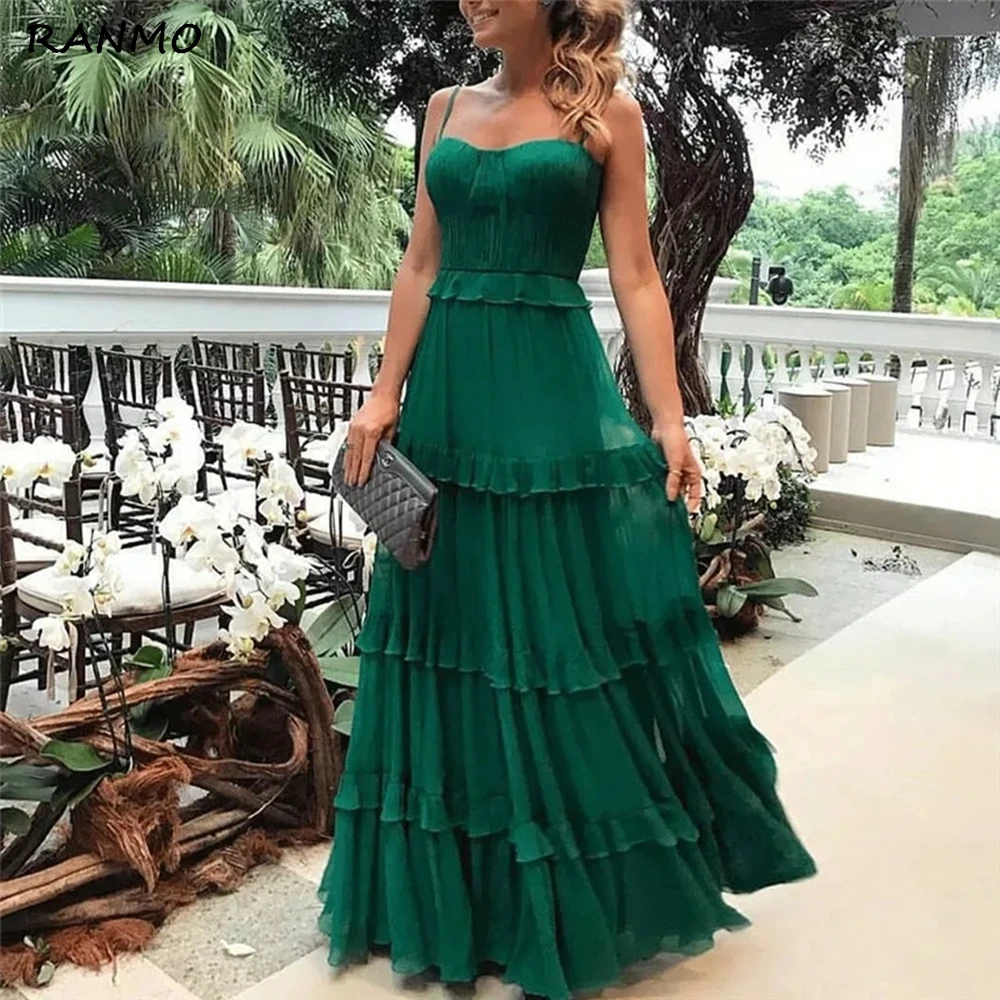 

Boho Off the Shoulder Spaghetti Long Prom Dresses Summer Women Beach Dress Floor Length Party Gowns Vestido De Noche
