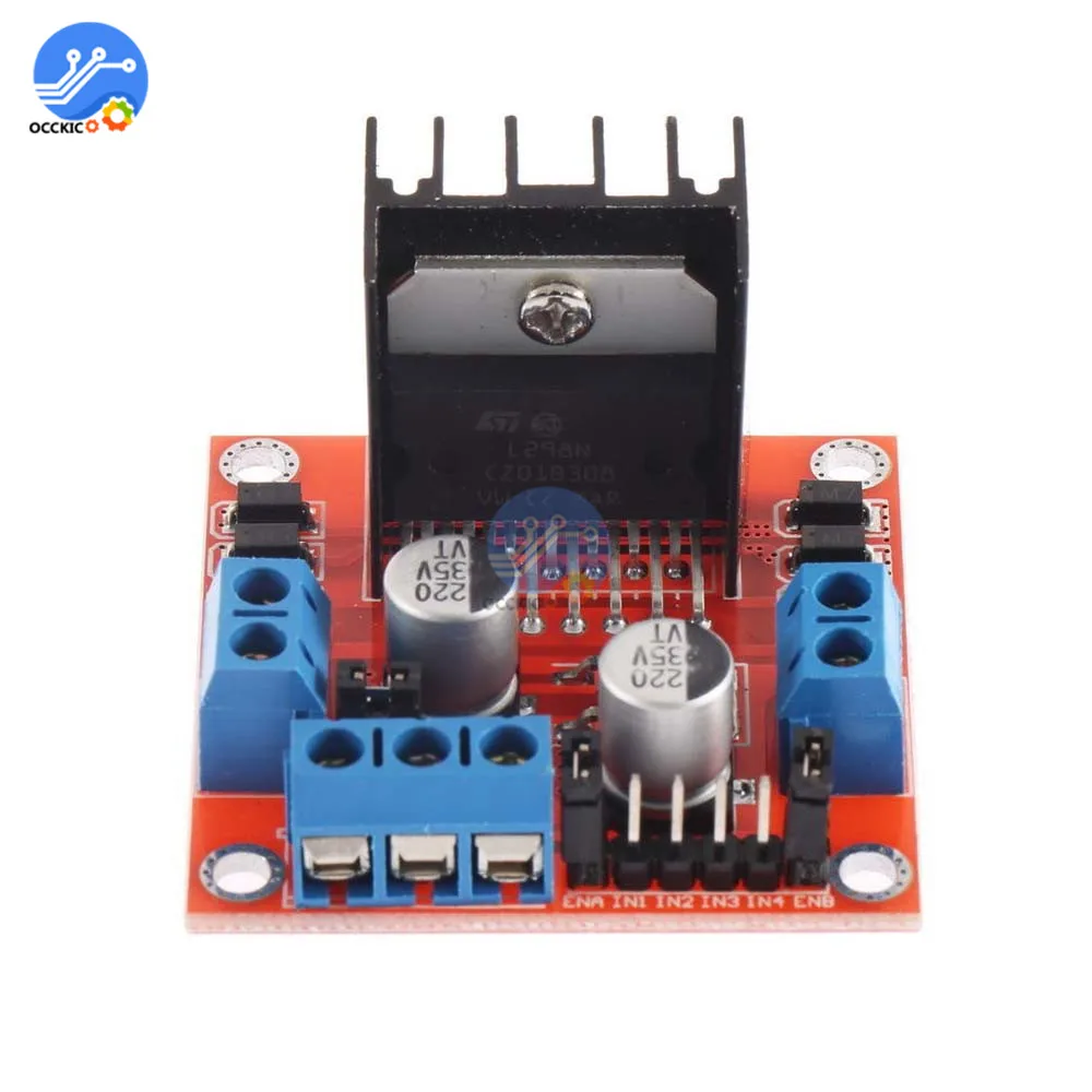 Плата драйвера двигателя L298N шаговый двигатель умный автомобильный робот Набор