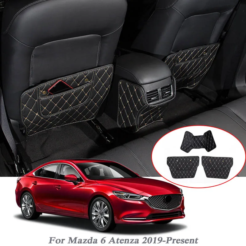 Защитный коврик для салона автомобиля кожаный Mazda 6 Atenza 2019 с защитой от ударов |
