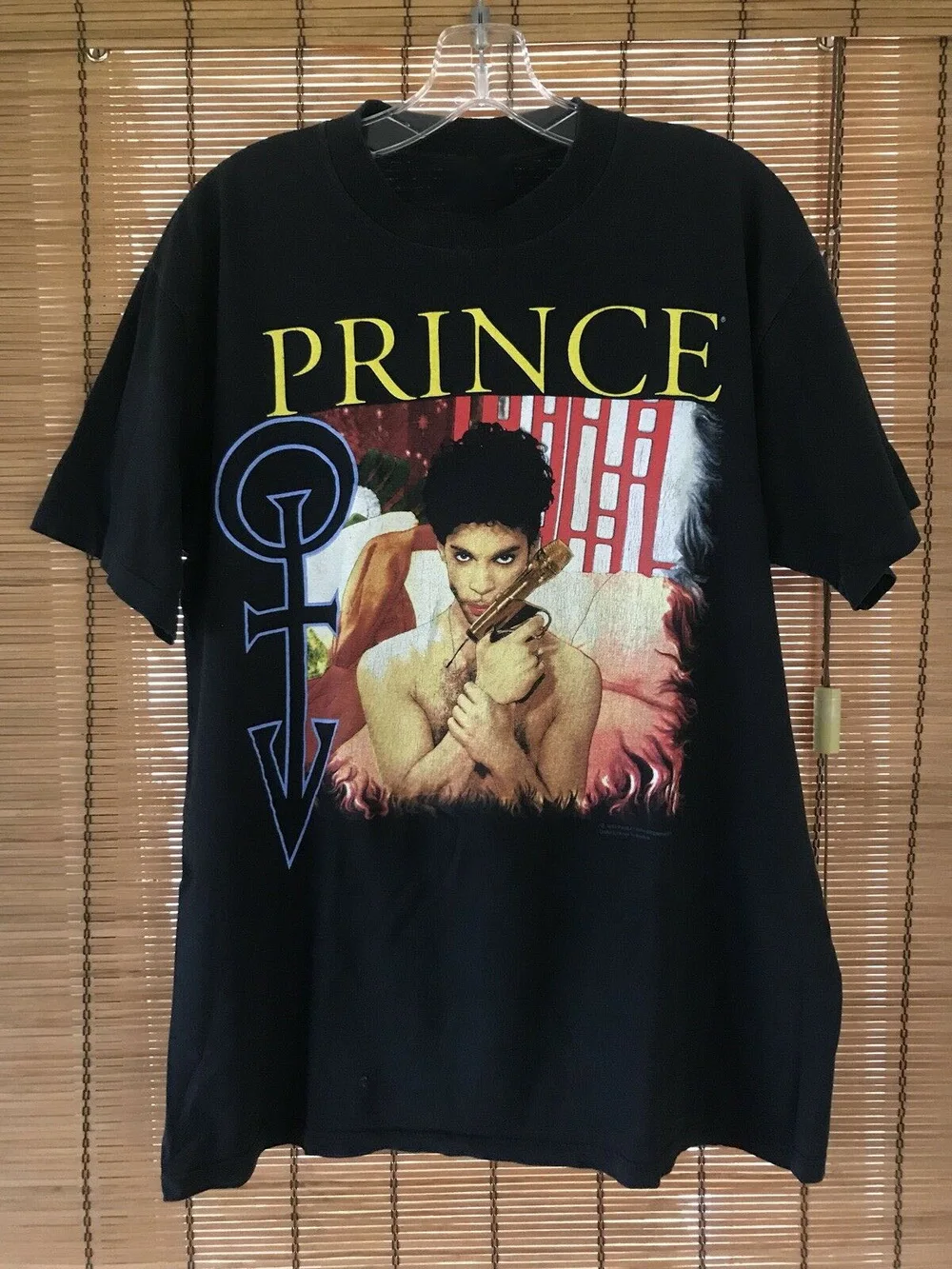 Винтажная 1992 футболка принца редкий фиолетовый дождь 1999 л свободного размера