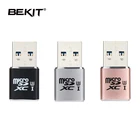 Кардридер Bekit с USB 3,0, устройство считывания нескольких карт памяти, мини-кардридер для Micro SDTF устройств, компьютеров и ноутбуков