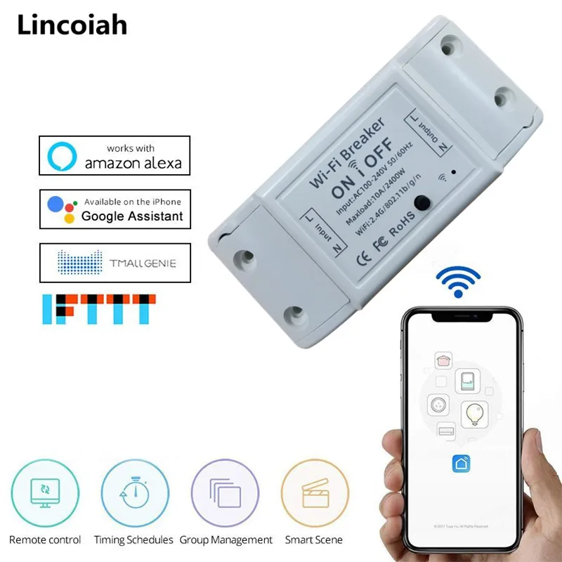 1 шт. умный WiFi светильник Tuya APP Универсальный DIY модуль для умного дома