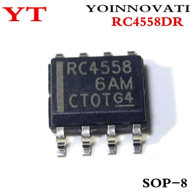 20 шт./лот RC4558D RC4558DR OPAMP GP 2 CIRCUIT SOP8 IC |