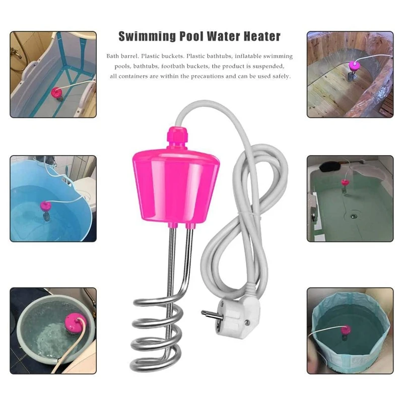 Погружной нагреватель для бассейна 3000 Вт из нержавеющей стали | Дом и сад