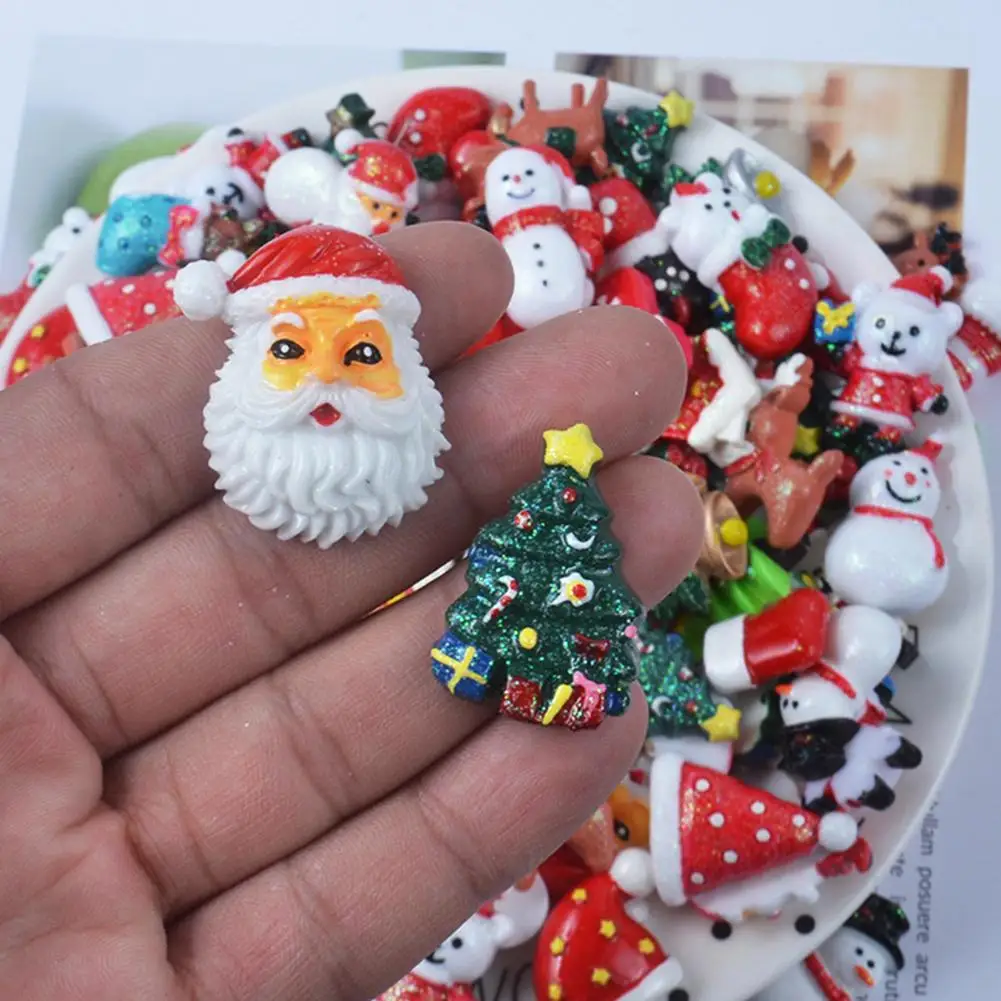 Мини Мультяшные полимерные Рождественский подарок для Детские аксессуары волос