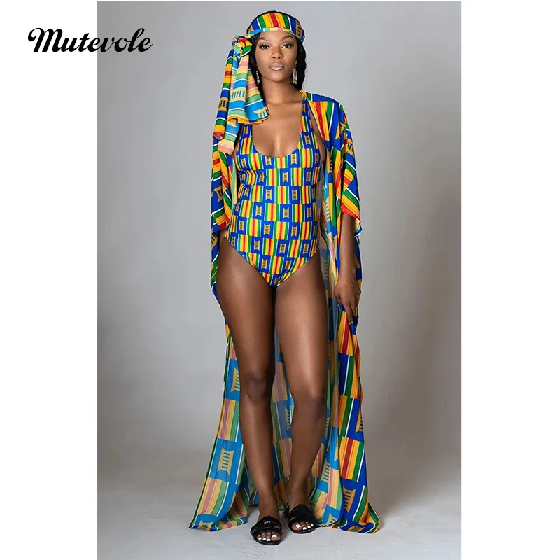 Женский раздельный купальник muteваша боди с принтом летнее пикантное бикини