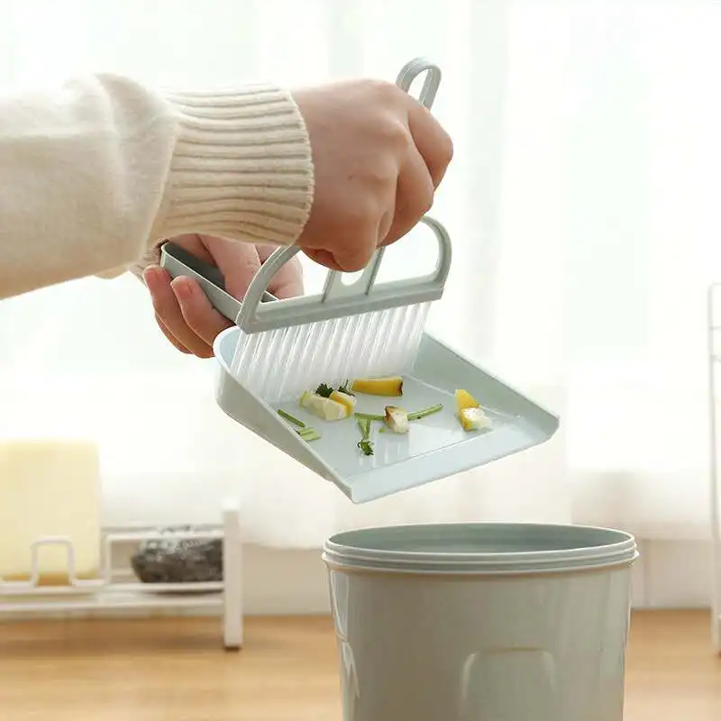 

Household Cleaning Mini Desktop Sweeping Cleaning Brush Table Small Broom Multifunctional Hanging Desk Dustpan Set 2021 New