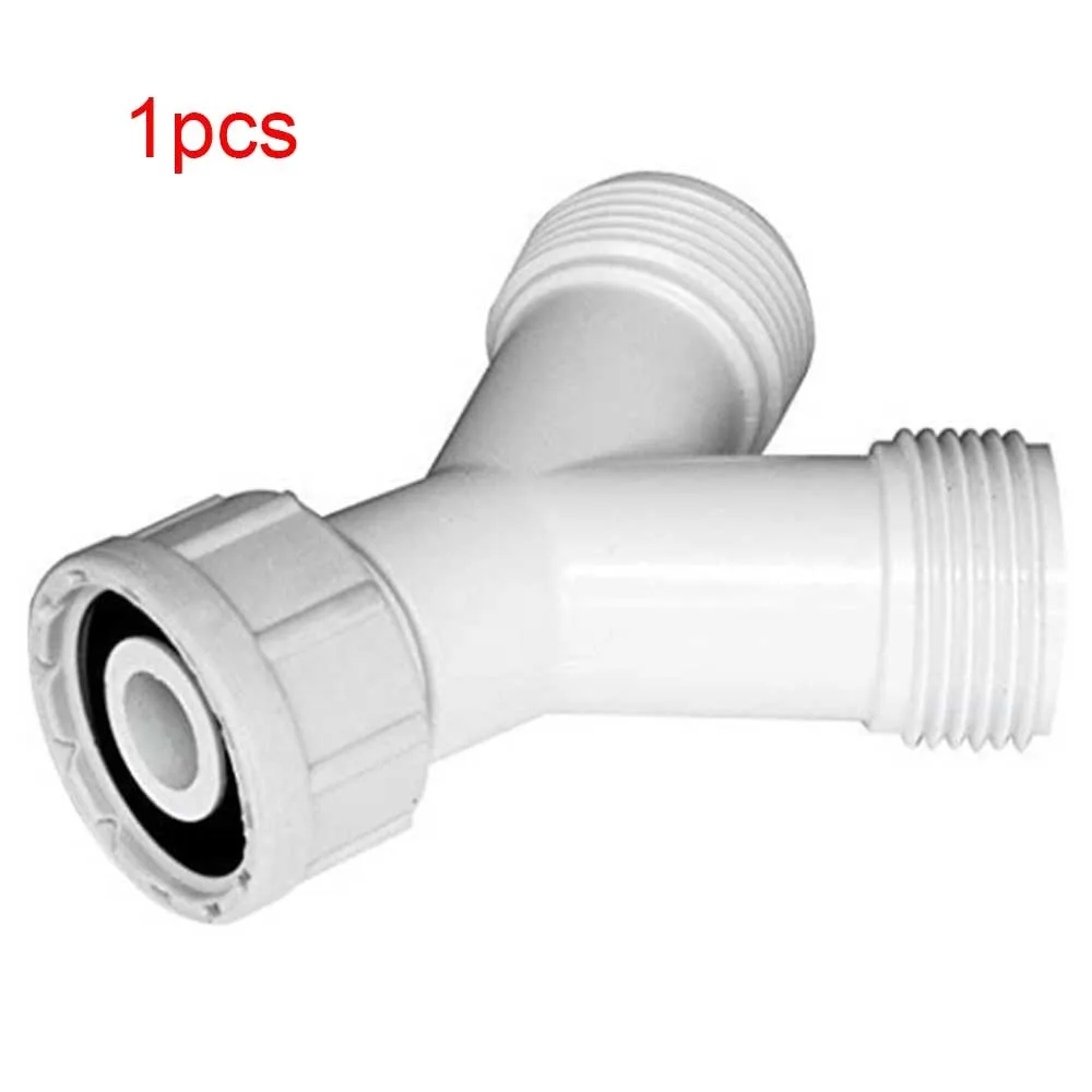 

Washing Machine Dish Washer Y-Piece Splitter Connector 3/4'' BSP White Plastic Y-Connector Heating And Plumbing Accessories