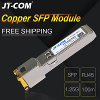 gigabit rj45 sfp module 1000mbps sfp copper rj45 sfp transceiver module compatible with ciscomikrotik gigabit ethernet switch