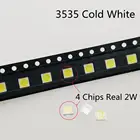 Светодиодный ная подсветка для телевизора SMD, 1 Вт, 3 в, 2 Вт, 6 в, 100lm, 1000, 3535, ЖК-подсветка для ремонта телевизора, 50-3537 шт.