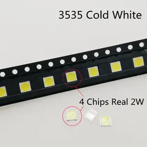 Светодиодный ная подсветка для телевизора SMD, 1 Вт, 3 в, 2 Вт, 6 в, 100lm, 1000, 3535, ЖК-подсветка для ремонта телевизора, 50-3537 шт.