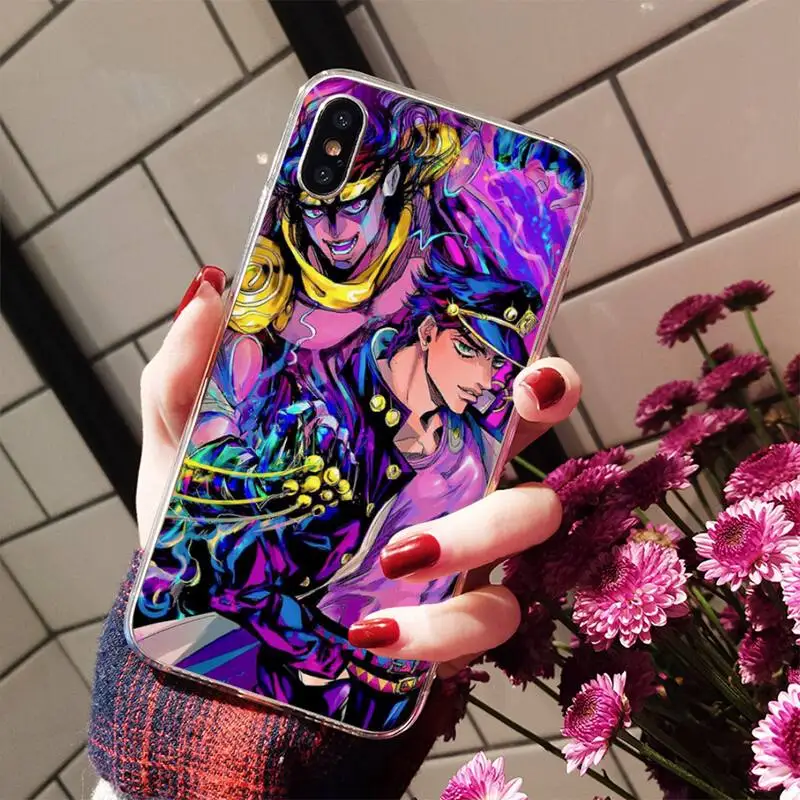 MaiYaCa Anime JoJos Bizarre Adventure Phone Case for iPhone 11 12 13 mini pro XS MAX 8 7 6 6S Plus X 5S SE 2020 XR cover