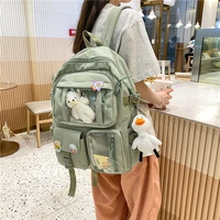joypessie kawaii women backpack students school bag teenage girl bookbag female multi pocket knapsack laptop mochila large