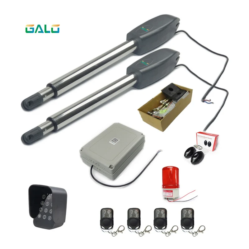 

Automatic Gate Opener Kit Medium Duty Dual Gate Operator for Dual Swing Gates Up to 16 Feet or 800 Pounds, Gate Motor