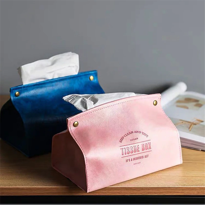 Коробка ПУ ткани держатель для автомобиля Многофункциональный Кухня Ванная