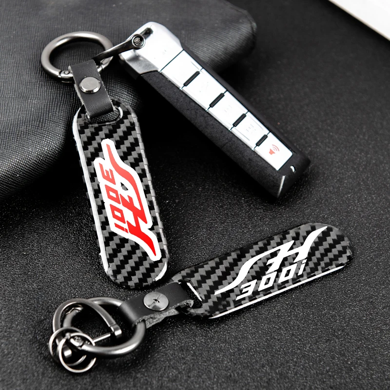 

Support personalized custom carbon fiber nameplate metal keychain for HONDA SH300 SH300i SH 300 2015 2016 2018 2020