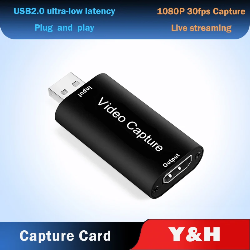 Карта видеозахвата 4K USB 3 0 2 HDMI совместимый видеорегистратор записывающая коробка