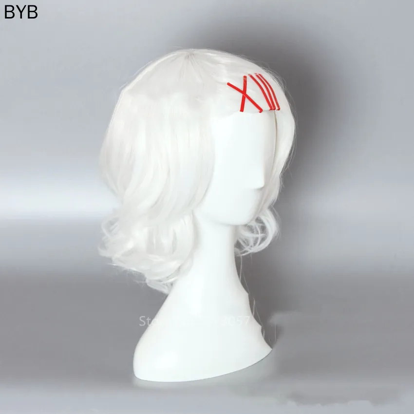Аниме парик Tokyo Ghoul Juzo Suzuya Juuzou чистый белый термостойкий косплей костюм японский