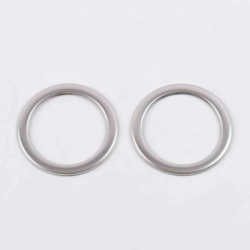 

For Ford Focus MK4 2019 2020 interior accessories car Door Speaker Ring Cover styling Decoration parts Stainless Steel 2pcs