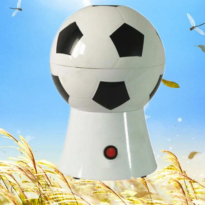 

World Cup Creative Gifts Home Football Electric corn Machine Children's Food Small Puffing Machine with EU Plug