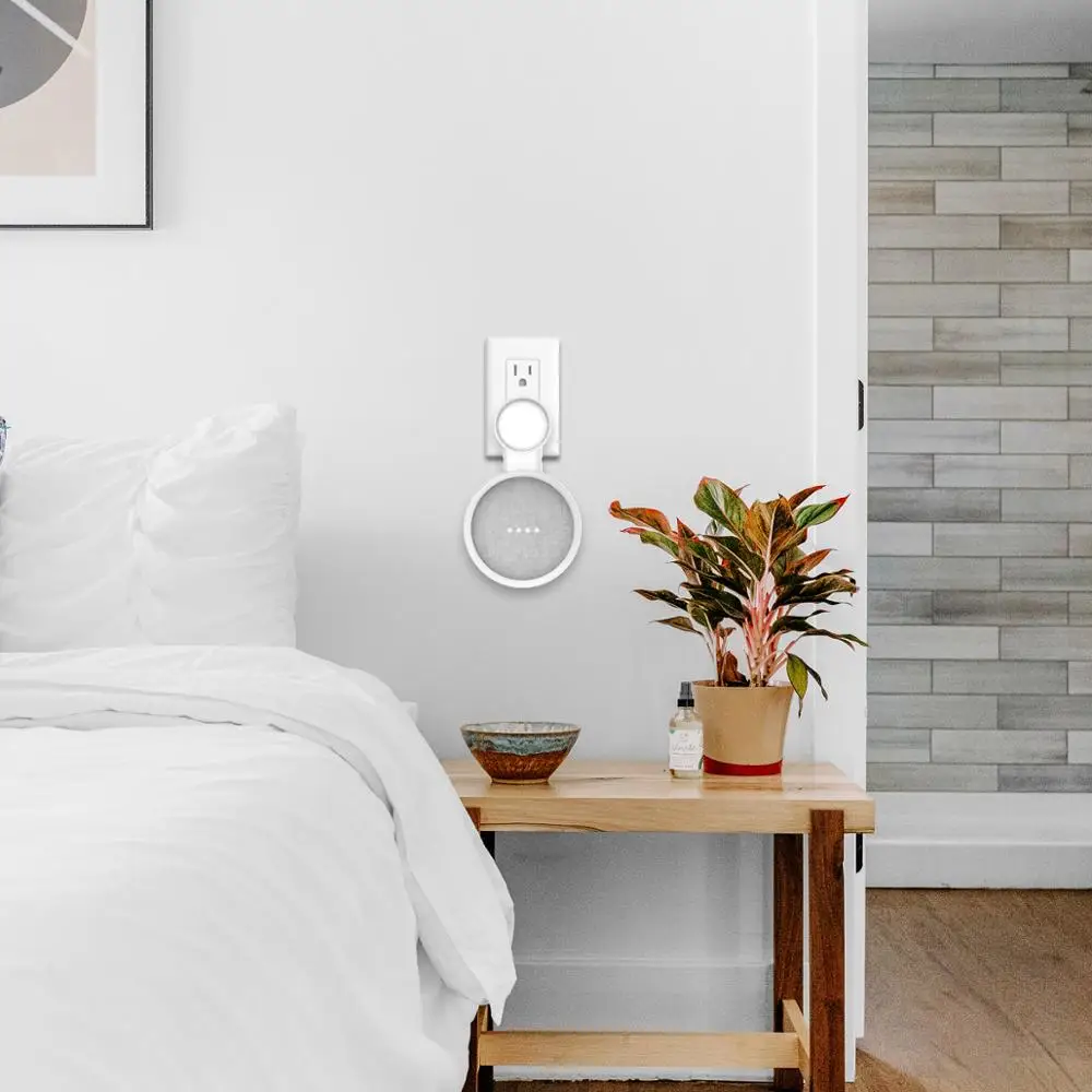 Настенный держатель для розетки Google Home Mini Nest (2-е поколение) компактные аксессуары