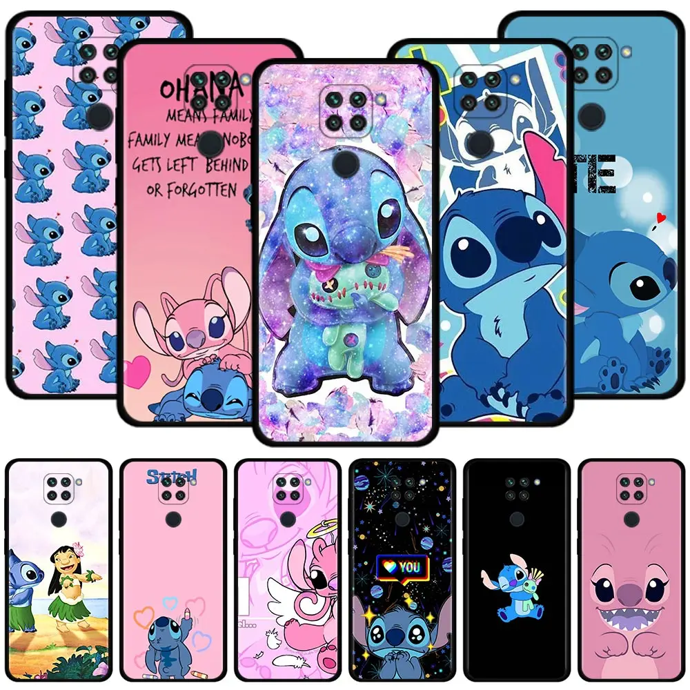 

Funda For Xiaomi Redmi Note 9 10 11 Pro Redmi Note 10 11 9 Pro 9S 9T Soft-Touch Back Cover CoqueLilo Stitch Hot