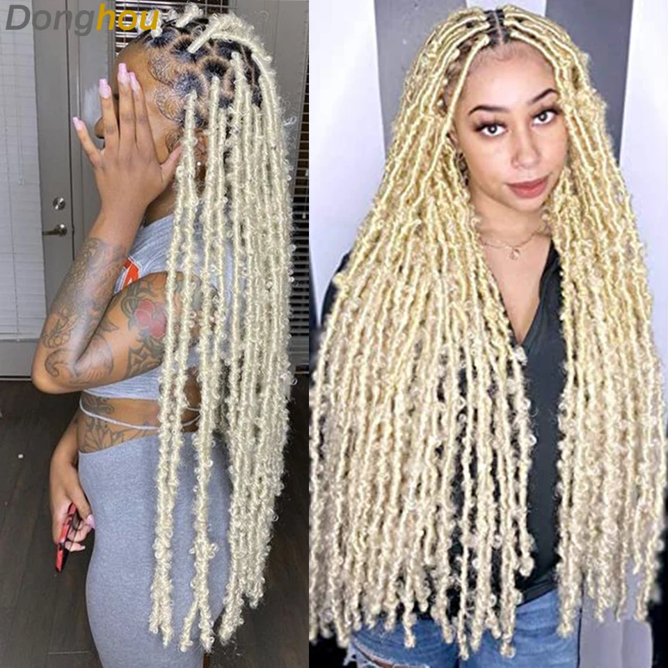 22 дюйма 613 вязаные крючком волосы в виде бабочек косички мягкие светлые