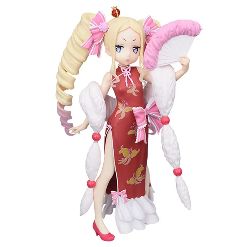 Anime Re: Starting Life In A Different World From Zero Beatrice Cheongsam PVC Figure Anime Girl Collect Model Toy Doll M3340