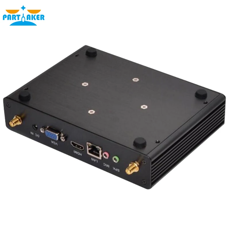 Причастник B6 безвентиляторный мини настольный ПК 3 года гарантии Celeron 2955U HTPC USB 0 HDMI