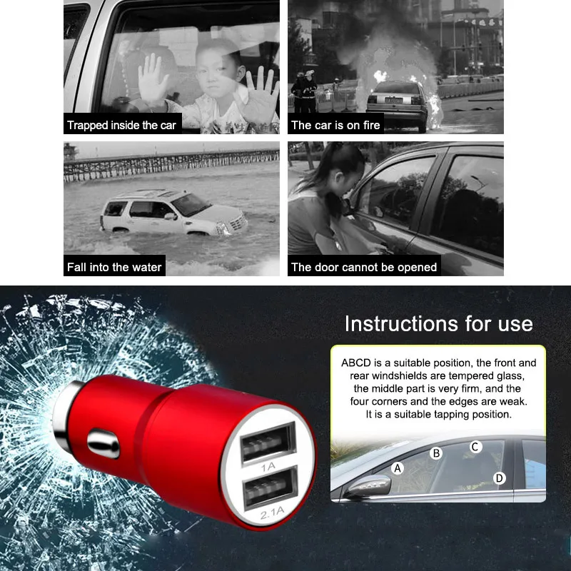 Denicer быстро QC 3 0 зарядное устройство для автомобиля с двумя портами USB адаптер