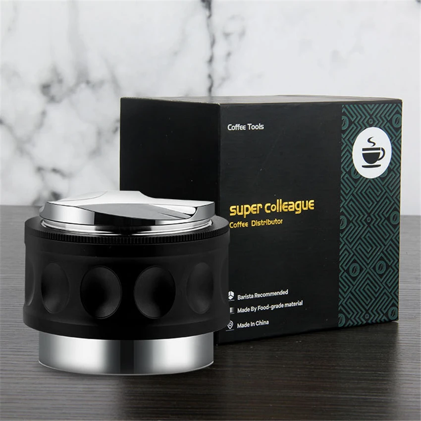 Регулируемый молоток для кофе из нержавеющей стали с двойной головкой 51/53/58/58/5