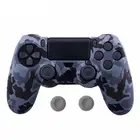 Защитный силиконовый чехол для геймпада PS4 Slim Pro + 2 крышки для джойстика