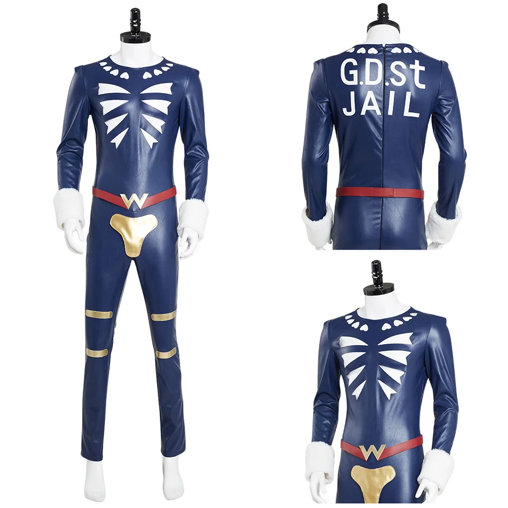 

Jojo‘s Bizarre Adventure - Stone Ocean Weather Report Cosplay Costume Jumpsuit Outfits Halloween Carnival Suit Adult Men Gifts