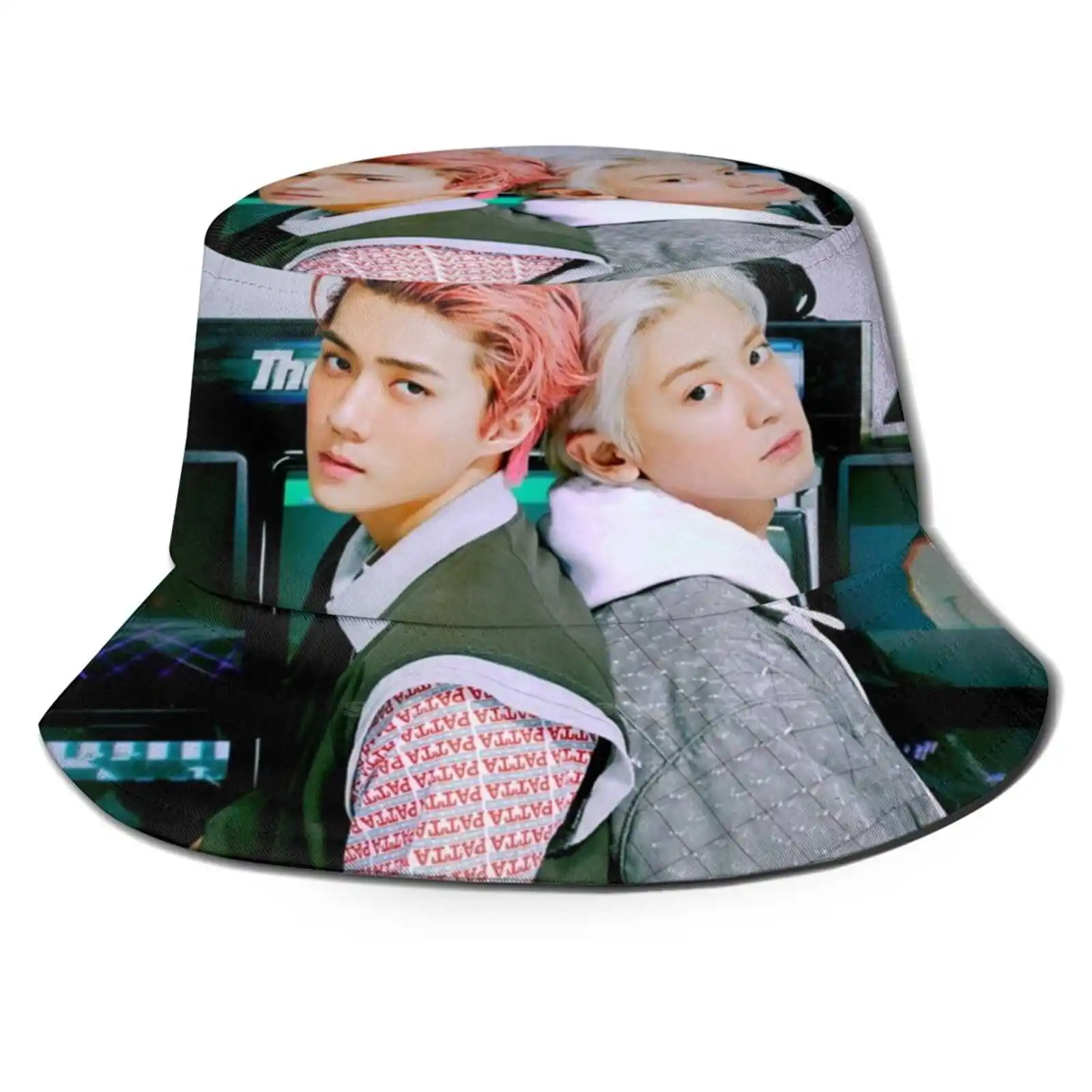 Exo Sc 1 миллиард просмотров женские и мужские шляпы рыбака Панамы кепки Exo Sc Sehun 1 миллиард Просмотров 1 миллиард просмотров Sehun 1 миллиард просм...