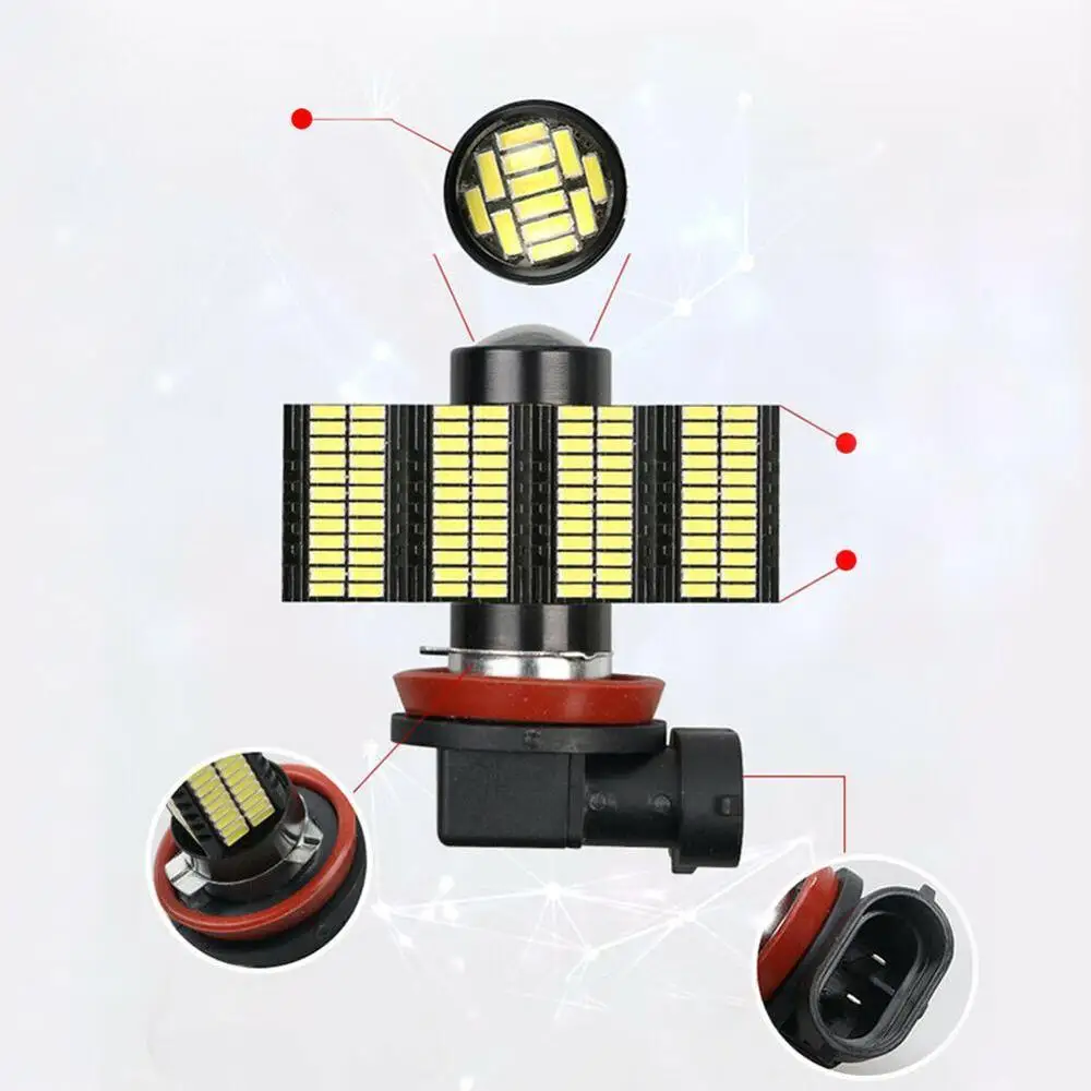 1 шт. 2019 Новый Arival горячая Распродажа H11 Светодиодный 5050 SMD Car Day e39 для bmw ксеноновая - Фото №1