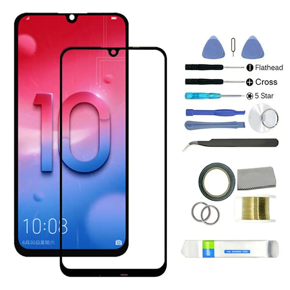 Сменное внешнее Переднее стекло экран в комплекте для Huawei P Smart 2019 LX1 L21 L22 сменный